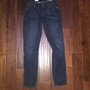 Skinny motorcycle jeans